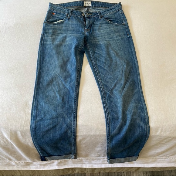 Hudson Bacara Crop Straight Cuffed Jeans - Picture 5 of 7
